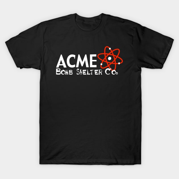 Acme Bomb Shelter Retro logo T-Shirt by RBS Inc